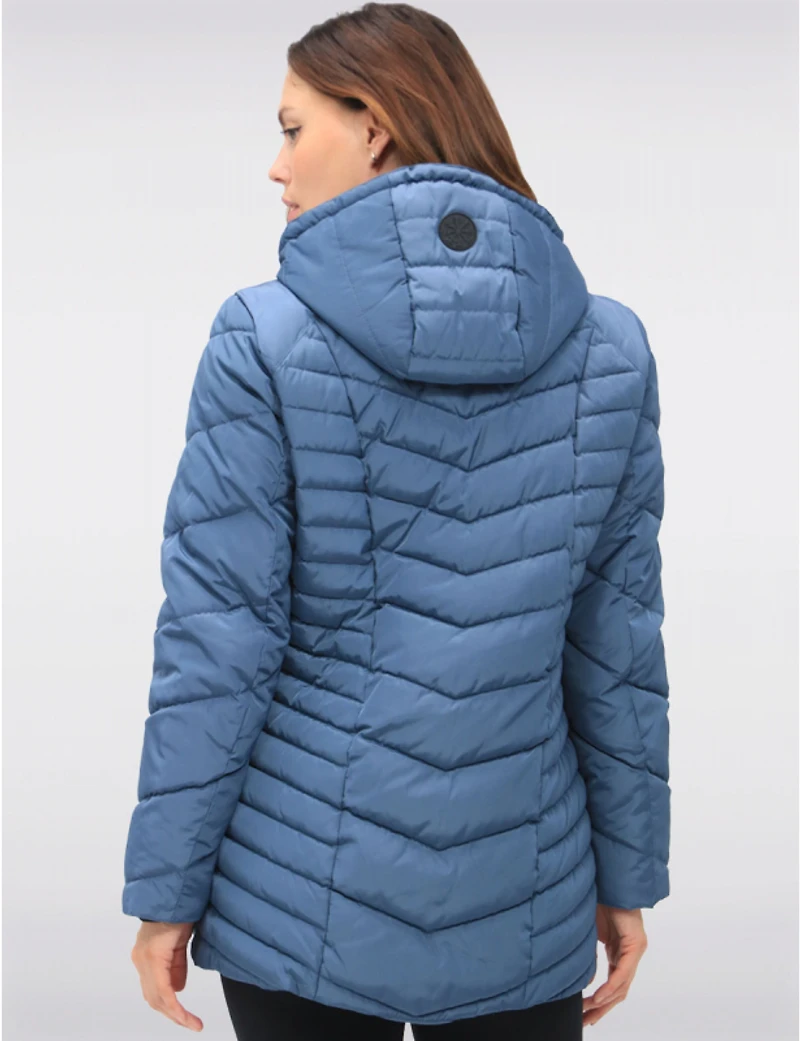 Manteaux | La maison du manteau au Québec Doudoune Classique en Polyloft® Végane avec Capuche Amovible par Snoboll