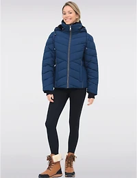 Doudoune Polyloft® Vegan Courte Et Capuche Amovible Doublée Douce Par Snoboll