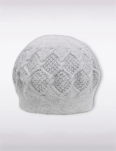 Béret Élégant Doublé Extensible à Motif Géométrique Texturé