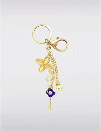 Porte-Clés & Accessoire de Sac Raffiné Doré Chic – Brillantes et Luxueuses