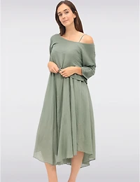 Manteaux Manteaux | La maison du manteau au Québec Robe Deux Pièces Polyvalente en Coton Doublée avec Ourlet Arrondi par Froccella