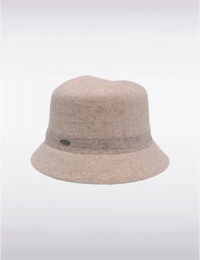 Chapeau Cloche Chic Compressible en Mélange de Laine avec Tour Tête Réglable