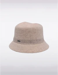 Chapeau Cloche Chic Compressible en Mélange de Laine avec Tour Tête Réglable