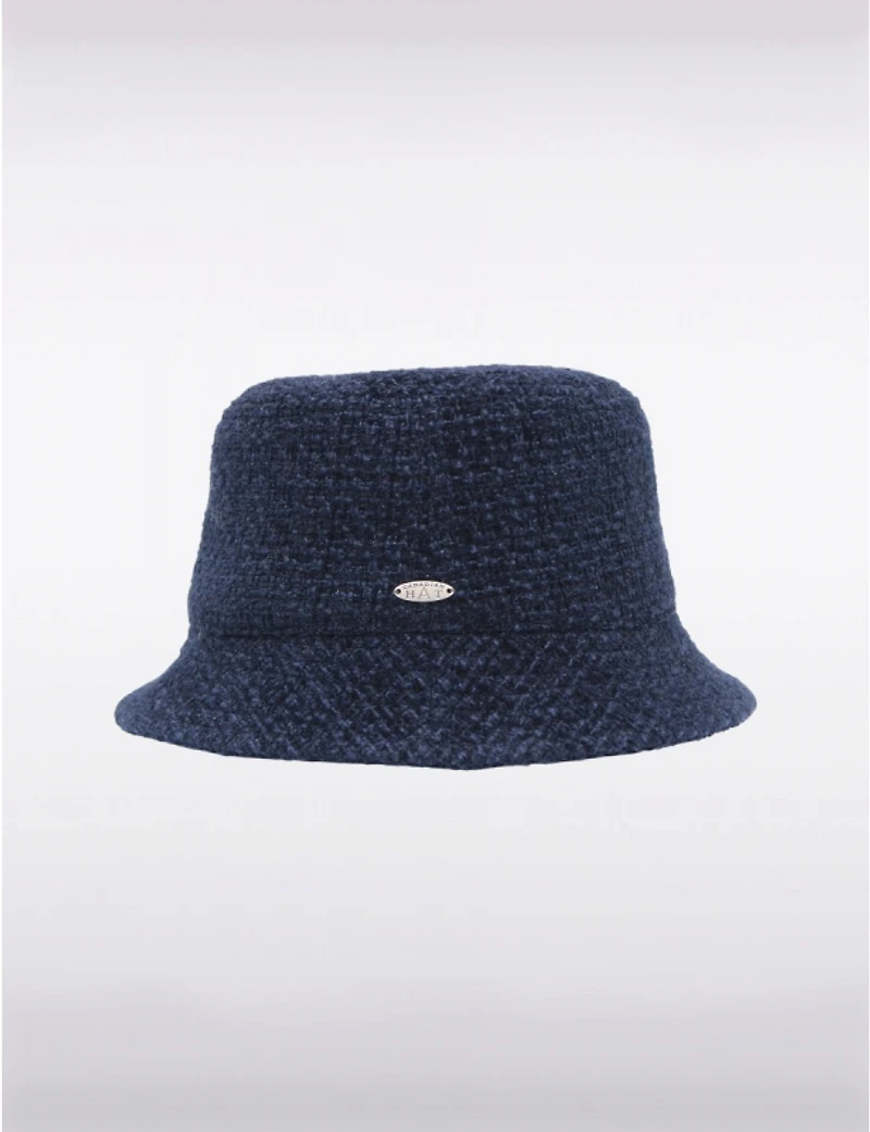 Chapeau Bob Texturé Chic avec Tour de Tête Réglable et Doublure en Polaire