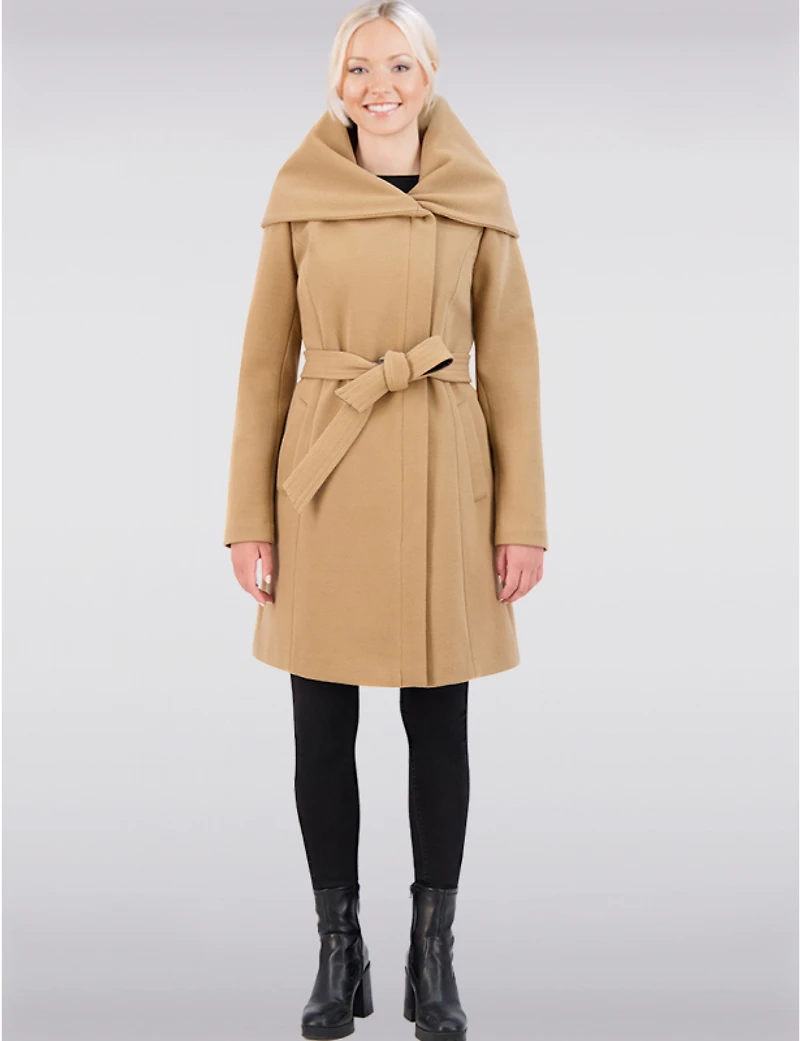 Trench végan à col oversize Cole Haan – Offres Black Friday