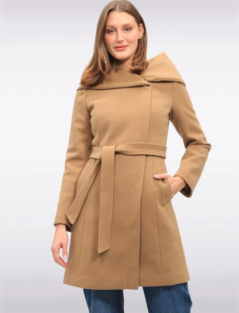 Trench végan à col oversize Cole Haan – Offres Black Friday