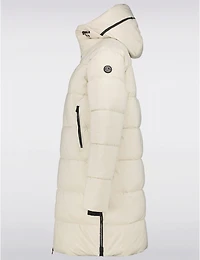 Manteaux | La maison du manteau au Québec Doudoune Matelassée Mi-longue À Capuche Et Fermetures Éclair Latérales Par Luhta