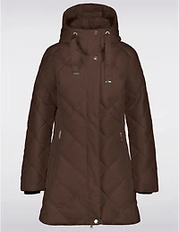 Manteaux | La maison du manteau au Québec Doudoune À Capuche Matelassée en Diamant Isolante Recyclée Coupe-vent Par Luhta