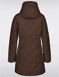 Manteaux | La maison du manteau au Québec Doudoune À Capuche Matelassée en Diamant Isolante Recyclée Coupe-vent Par Luhta