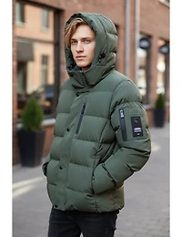 Veste Matelassée avec Ourlet Réglable et Doublure Fausse Fourrure par Point Zero