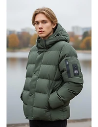 Veste Matelassée avec Ourlet Réglable et Doublure Fausse Fourrure par Point Zero