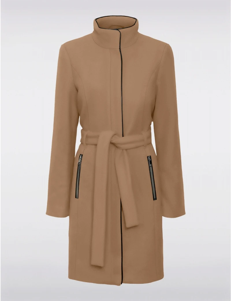 Trench Ceinturé Laine Vero Moda