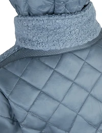 Manteaux | La maison du manteau au Québec Veste Droite Zippée Bouffante en Laine Mélangée Bouclée Par Geox Respira