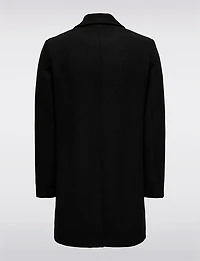 Manteaux | La maison du Manteau au Québec Homme Mi-Long à Simple Boutonnage en Mélange Laine Recyclée par OnlySons