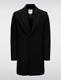 Manteaux | La maison du Manteau au Québec Homme Mi-Long à Simple Boutonnage en Mélange Laine Recyclée par OnlySons