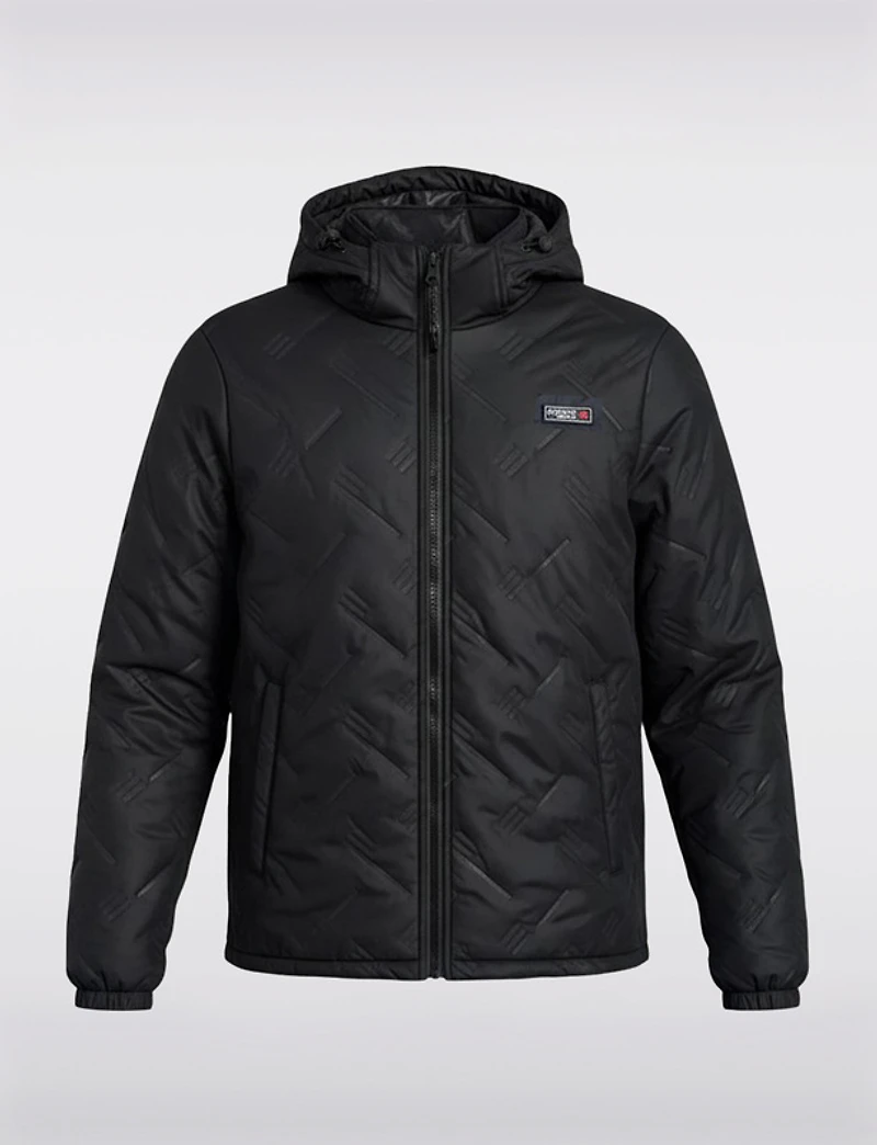 Veste Matelassée Homme Légère & Vegan avec Cordon de Serrage par Oxygen