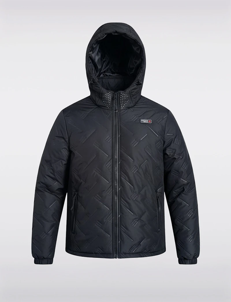 Veste Matelassée Homme Légère & Vegan avec Cordon de Serrage par Oxygen