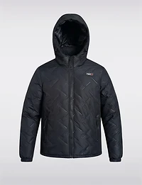 Veste Matelassée Homme Légère & Vegan avec Cordon de Serrage par Oxygen