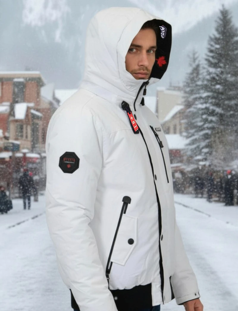 Manteau d’Hiver Court Oxygen pour Homme en Éco-Duvet | Protection Froid Extrême