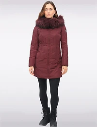 Manteaux | La maison du Manteau au Québec Bouffant à Capuche Polyloft avec Fourrure Véritable Détachable par Sokos