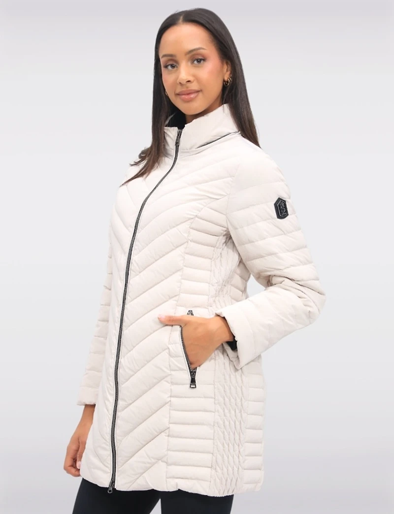 Veste matelassée Sokos à fourrure – Offres Black Friday