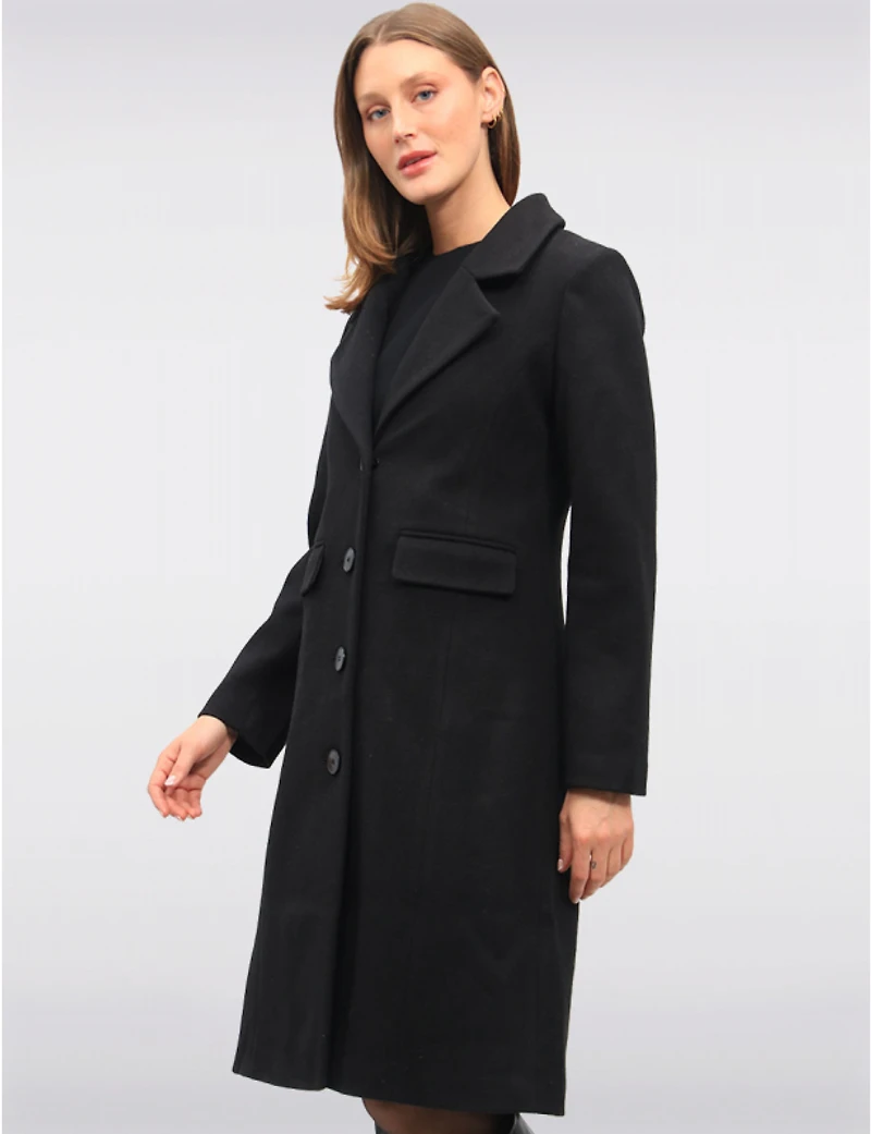 Manteau Mia Laine Mélangée par Saki