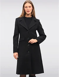 Manteau Mia Laine Mélangée par Saki