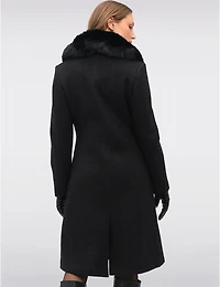 Manteau Mia Laine Mélangée par Saki