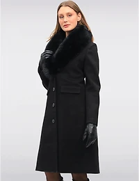 Manteau Mia Laine Mélangée par Saki