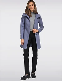 Manteau Laine Simple Boutonnage Saki