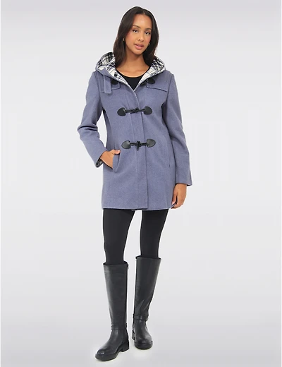 Duffle Coat Capuche Laine Noelle par Saki