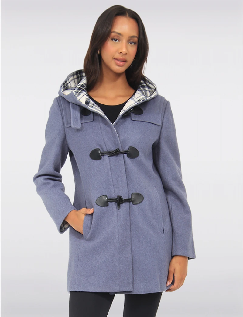 Duffle Coat Capuche Laine Noelle par Saki