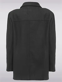 Manteau Laine Simple Boutonnage par Saki