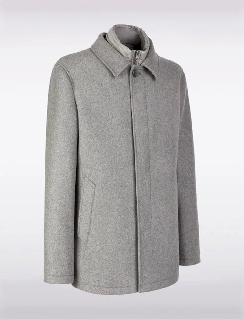 Manteau laine Geox, bib amovible – Offres Black Friday