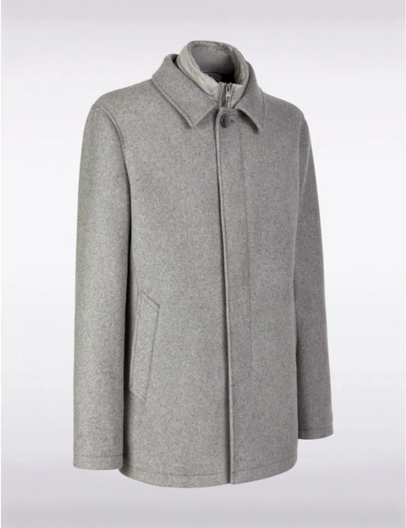Manteau Laine Mélangée par Geox
