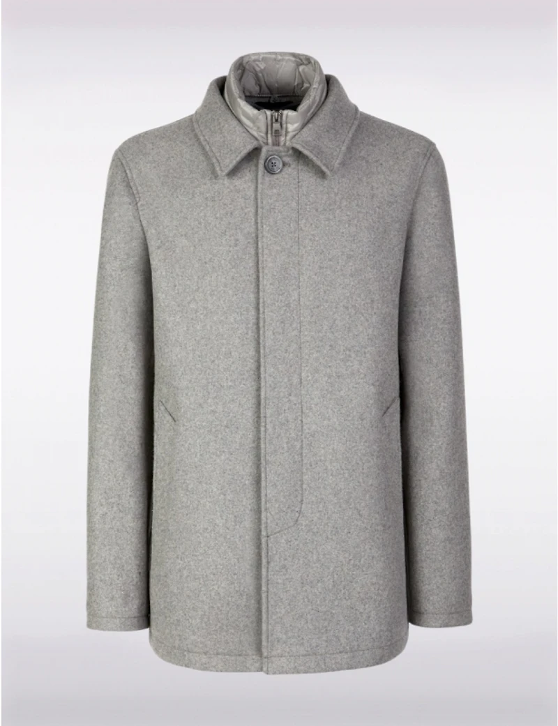 Manteau Laine Mélangée par Geox