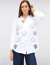 Blouse Imprimé Géométrique Goa