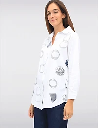 Blouse Imprimé Géométrique Goa