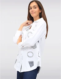 Blouse Imprimé Géométrique Goa