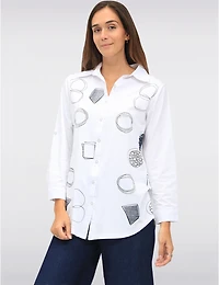Blouse Imprimé Géométrique Goa