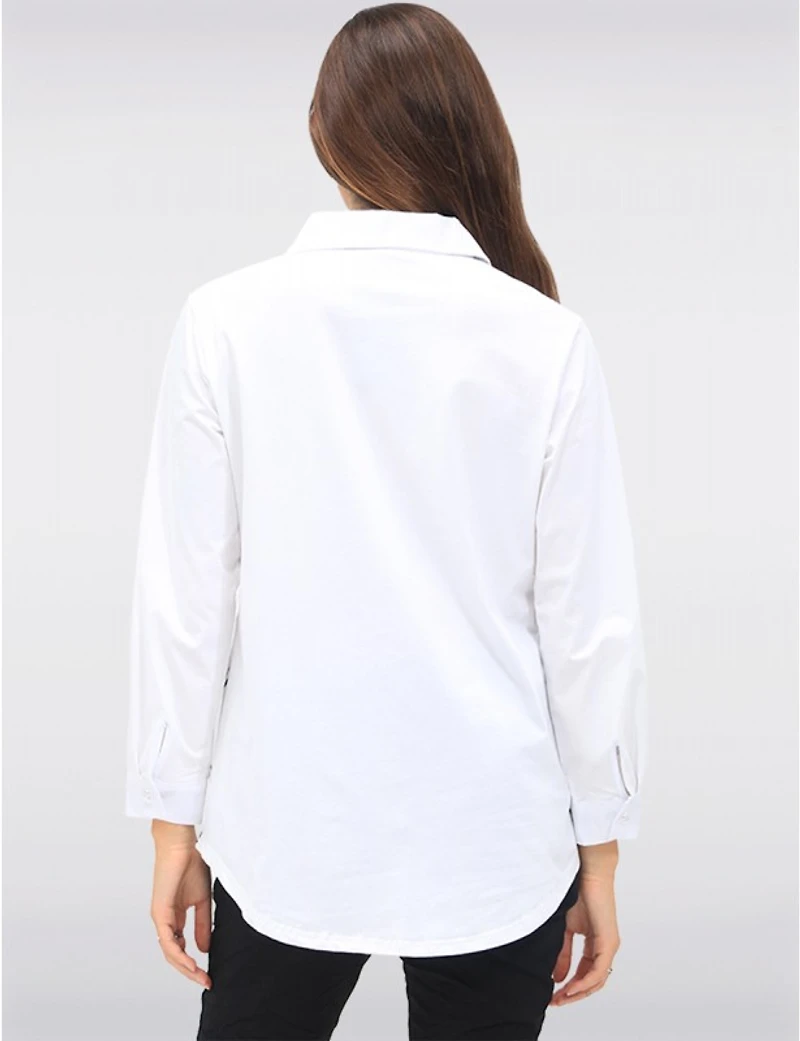 Chemise Élégante Imprimé Visage Goa