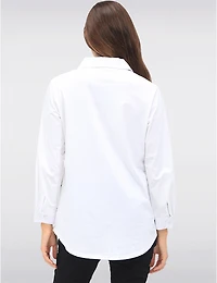 Chemise Élégante Imprimé Visage Goa