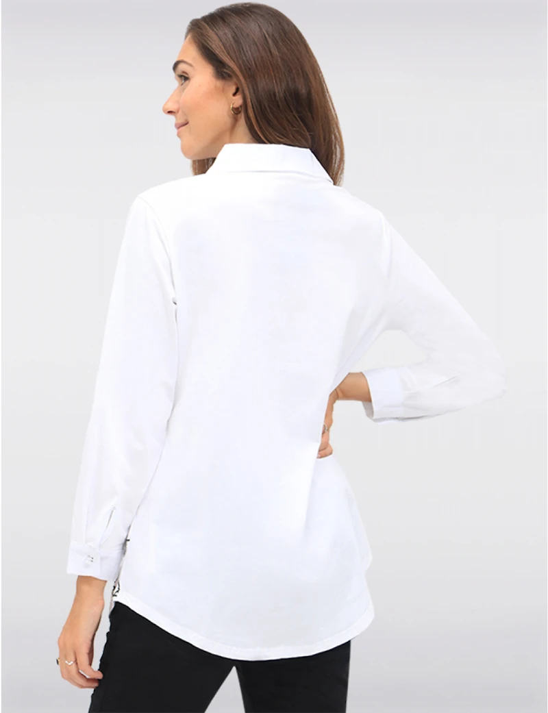 Chemise Élégante Imprimé Visage Goa