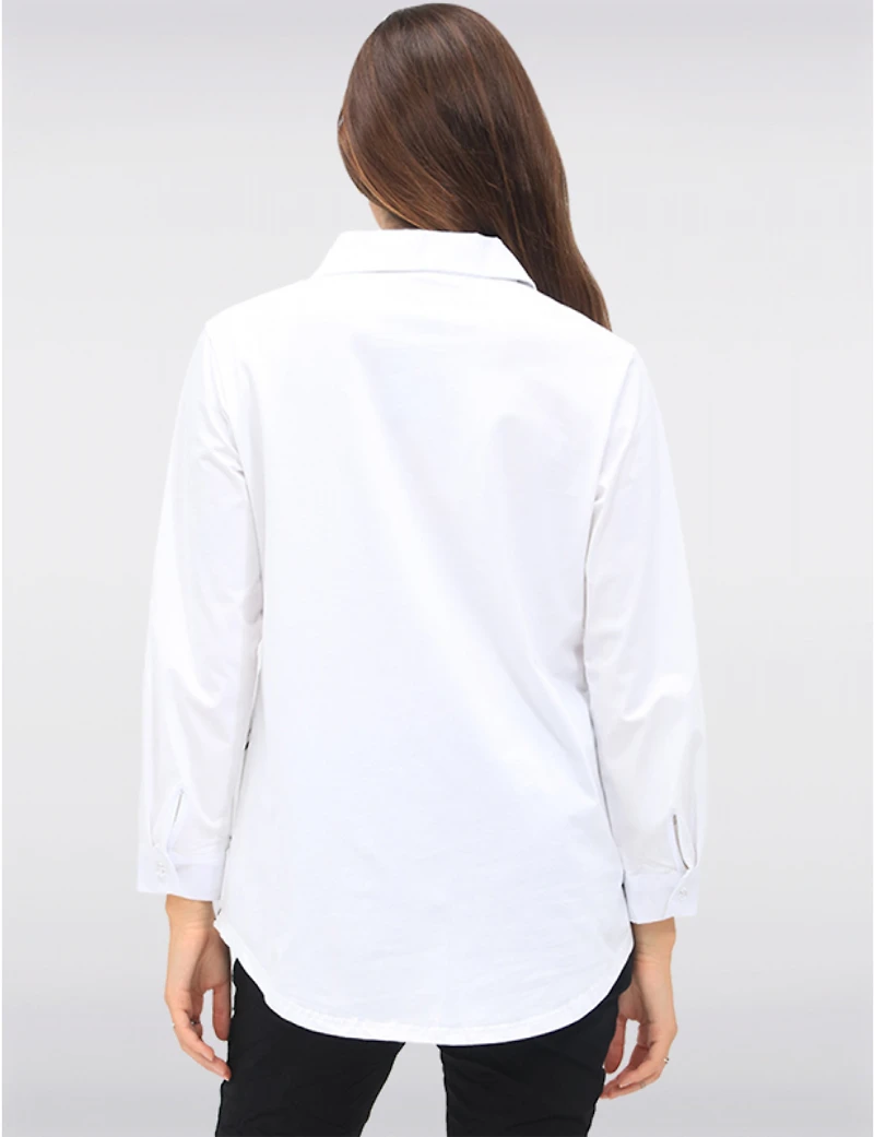 Chemise Élégante Imprimé Visage Goa