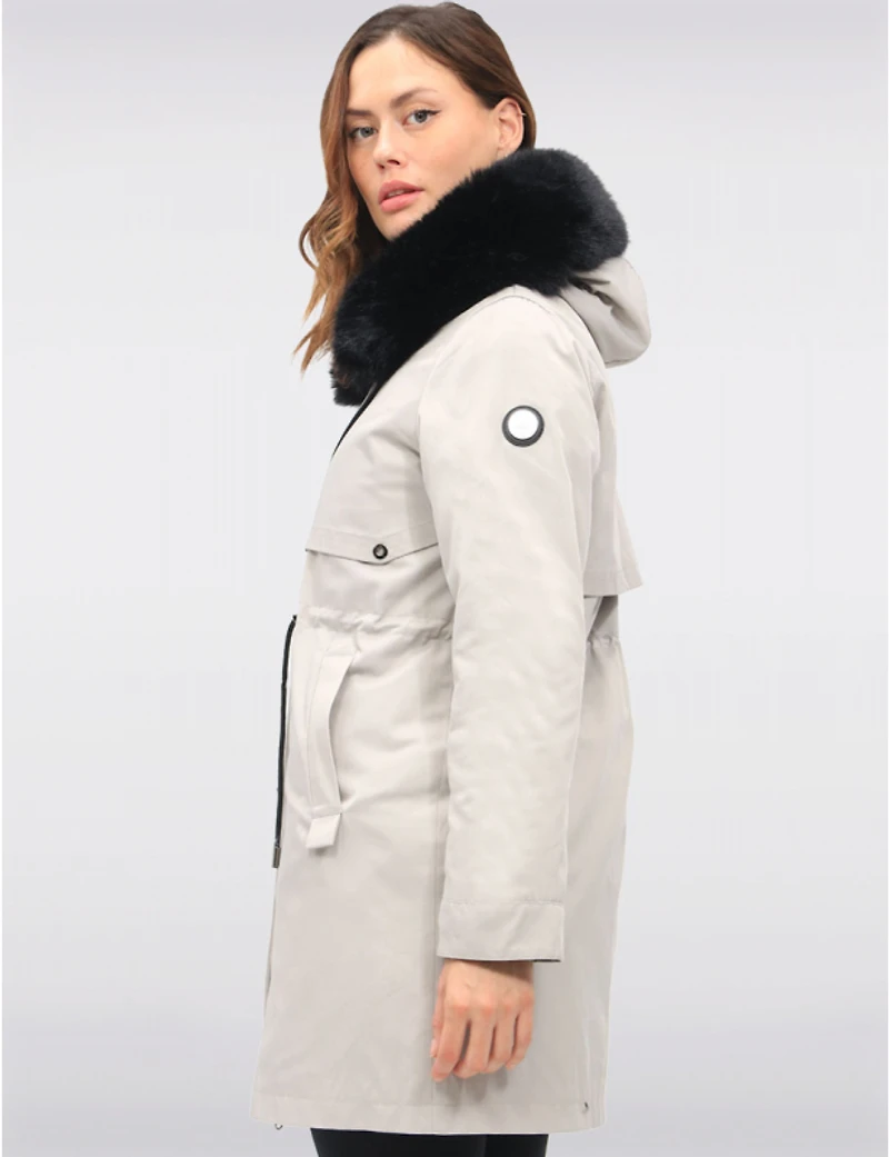 Manteau Capuche 3-en-1 Vegan Celia par Saki