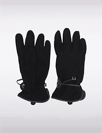 Manteaux | La maison du manteau au Québec Gants Polyvalents en Véritable Cuir et Daim avec Cordon de Serrage Réglable