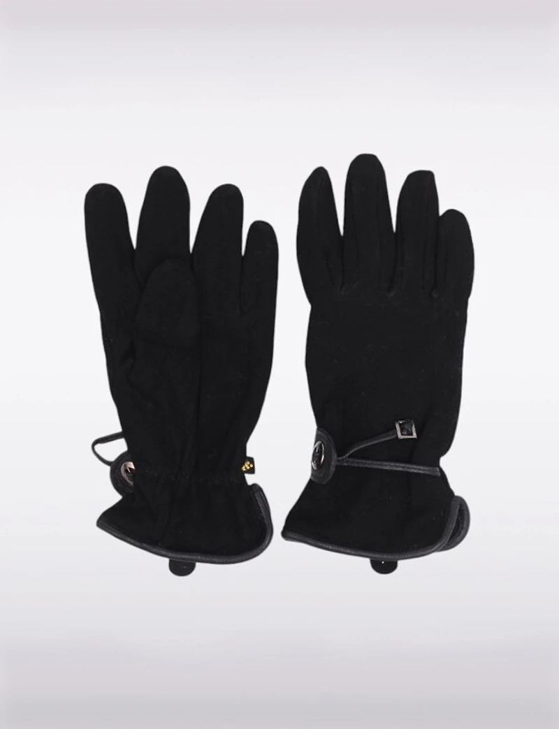Manteaux | La maison du manteau au Québec Gants Polyvalents en Véritable Cuir et Daim avec Cordon de Serrage Réglable