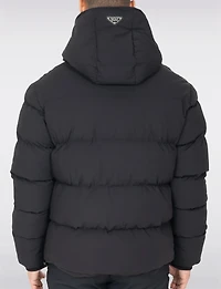 Manteau Matelassé Homme Noir Mat Élégant Duvet Léger Imperméable par Sicily