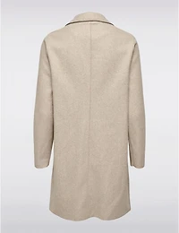 Manteaux | La maison du Manteau au Québec Chic à Boutonnage Simple avec Col Cranté Bords Bruts & Poches par ONLY
