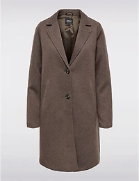 Manteau Tricot Col Cranté par Only